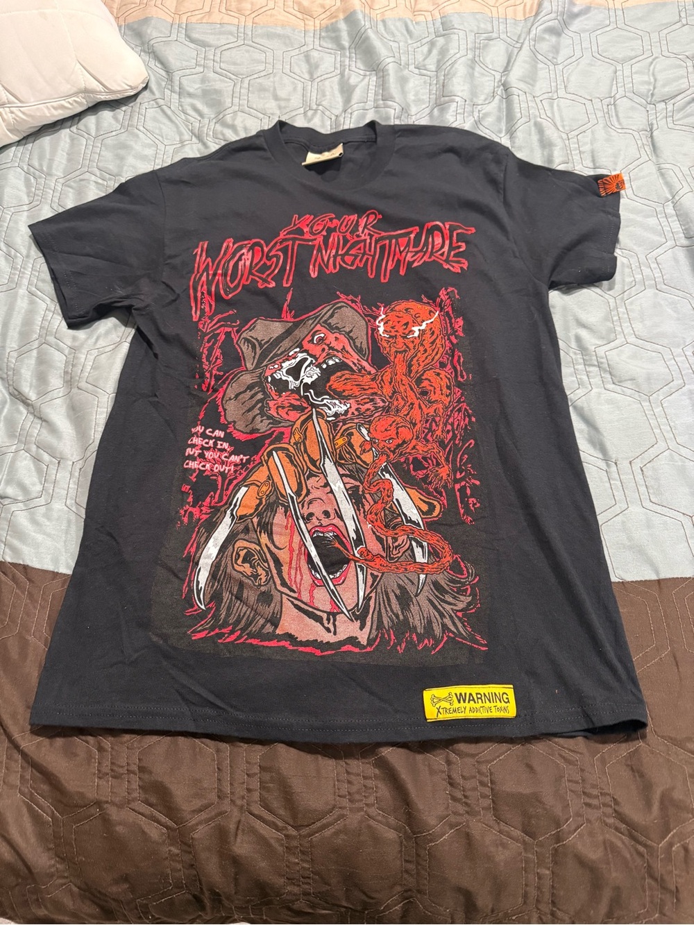Brand X Your Worst Nightmare Men’s MEDT-Shirt Black Short Sleeve